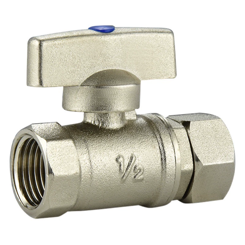 Газовый клапан с двойной внешней и двойной внутренней медной резьбой для газовых водонагревателей и настенных газовых котлов 1/2 и 3/4 дюйма.