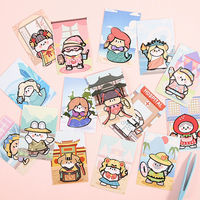 Серия Yujian Eslite Сегодня - наклейка наряд Dress Up Doudou книга креативная мультфильм мини ручной счет Diy пост