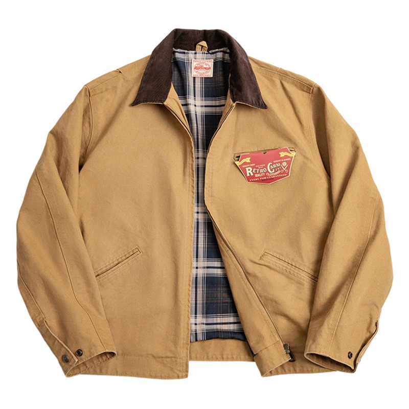 Maden Area американский ретро Детройт охотничий пиджак Амей с откидным холстом