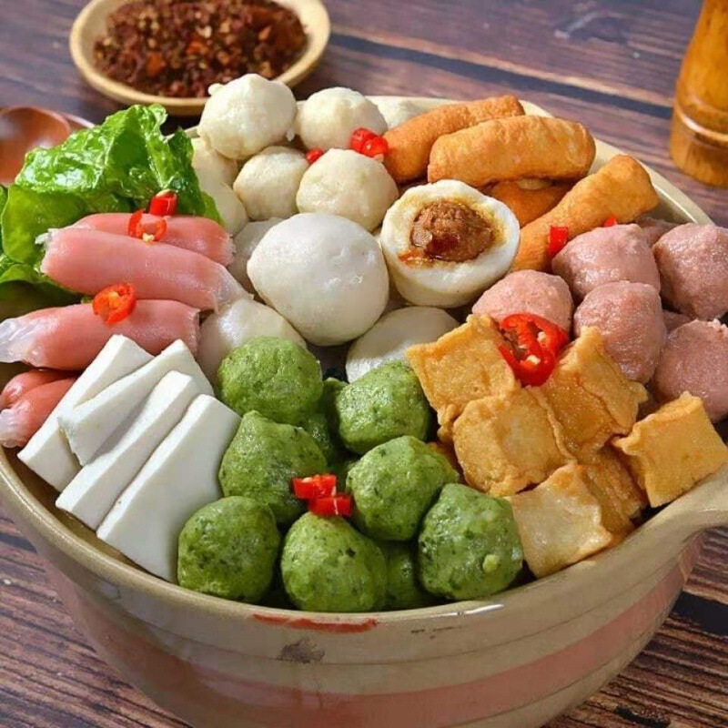 Ball wholesale Hot Pot Ingredients 14 combination Mixed pack Jiafu Oden Spicy Hot Pot Fish and meat Muslim Manufactor wholesale