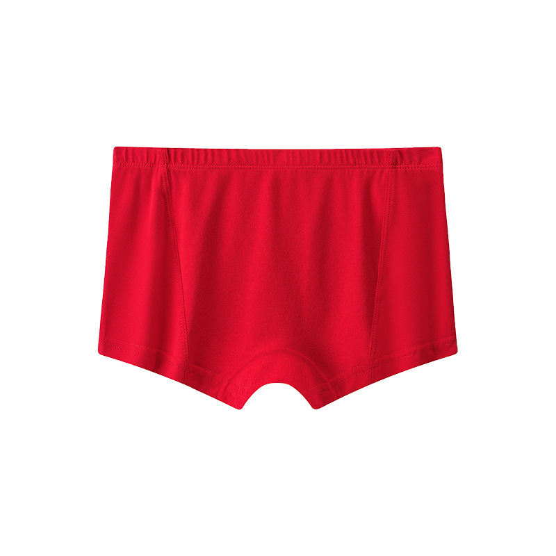 Niñas pantalones íntimas rojas, niños, años de vida, algodón plano, corners de conejo, niños, 12 años