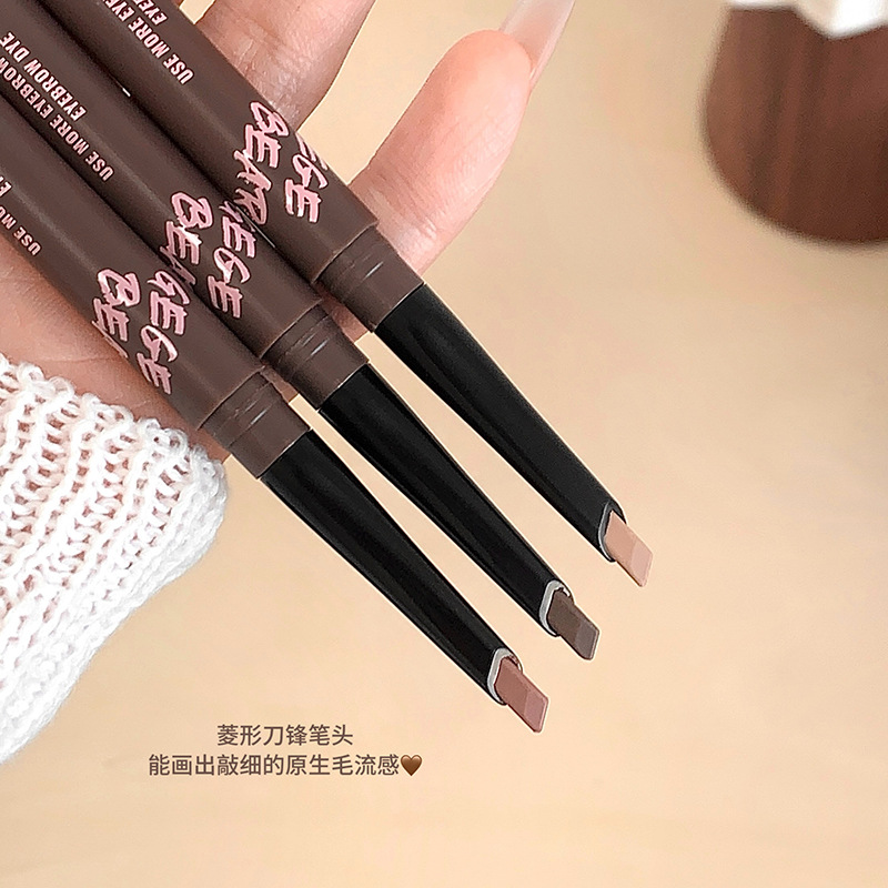 Gege bear multipropósito ceja tintura impermeable no se quita maquillaje natural tridimensional raíz clara ceja salvaje maquillaje transfronterizo