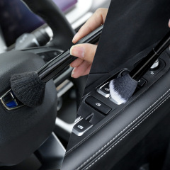 2-piece set of multifunctional car air conditioning outlet cleaning brush, central control interior gap nylon soft bristle detail brush