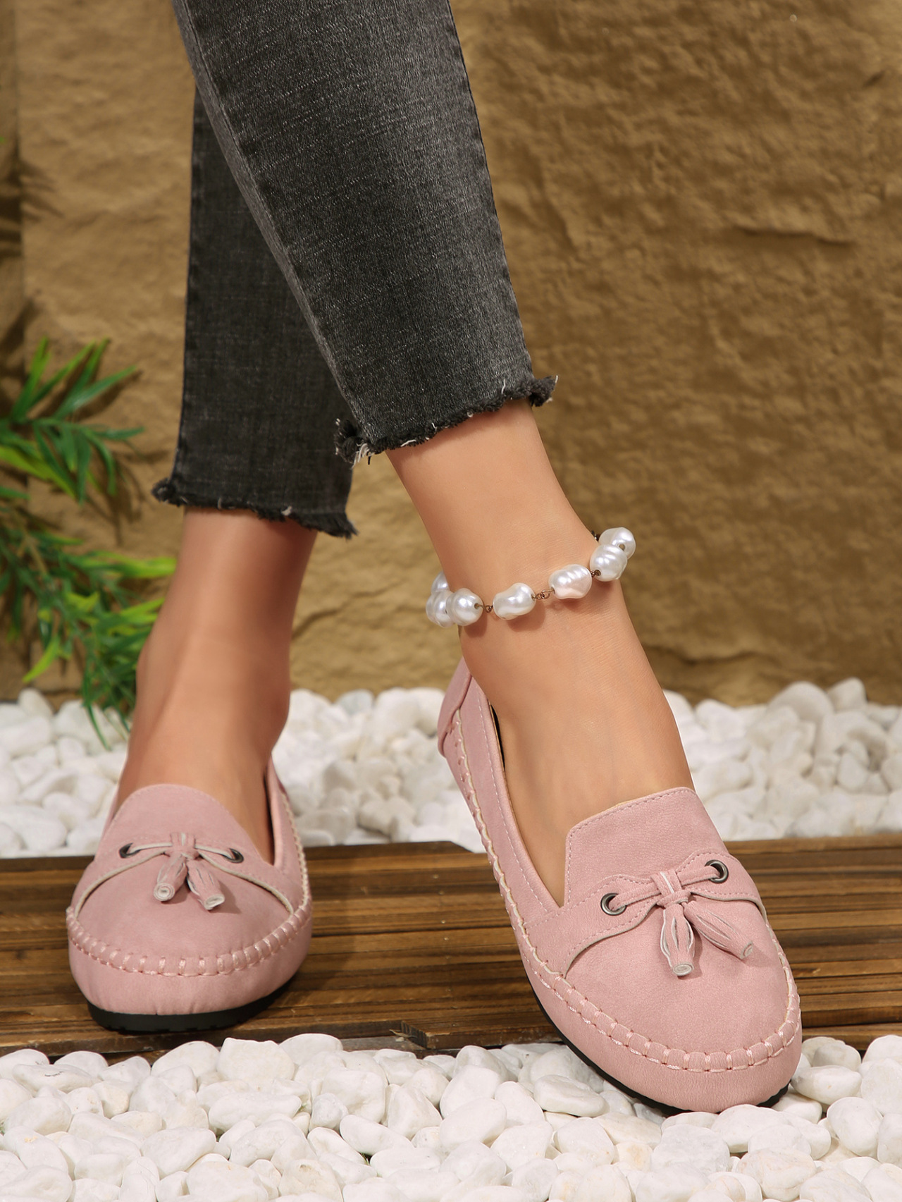 Women's Classic Tassel Loafers Slip-On Shoes - Spring Summer Casual Comfortable Flat Shoes For Women_vogvips.com