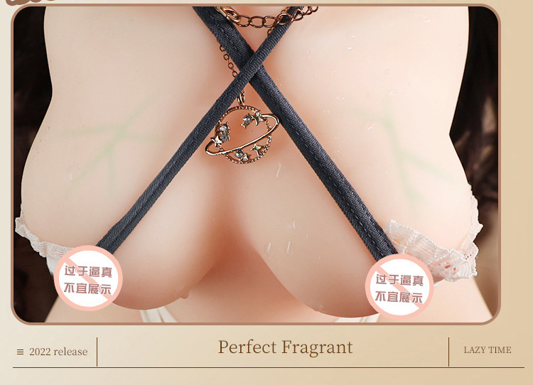 Jiuai TPE Half-Body Masturbator with Insertable Breasts, Manual Control, Flesh Tone — detail image 2