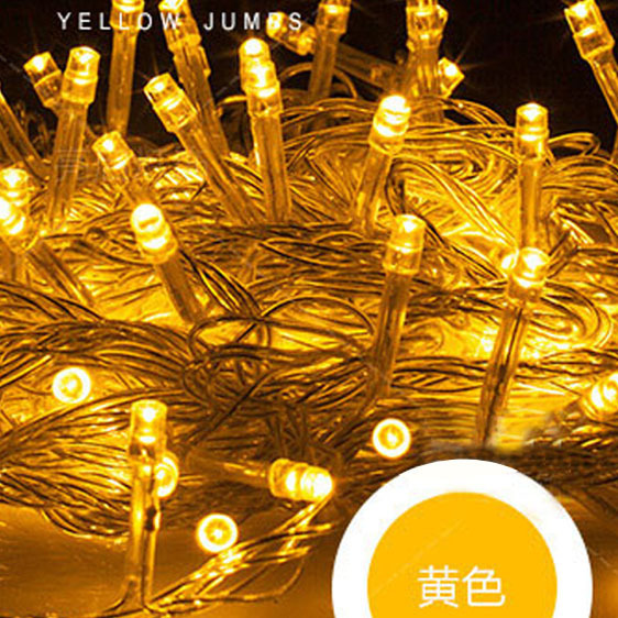 Fábrica de iluminación al aire libre puesto de camping luces decorativas luces intermitentes Navidad bar patio pequeñas luces de colores luces de cadena luces LED