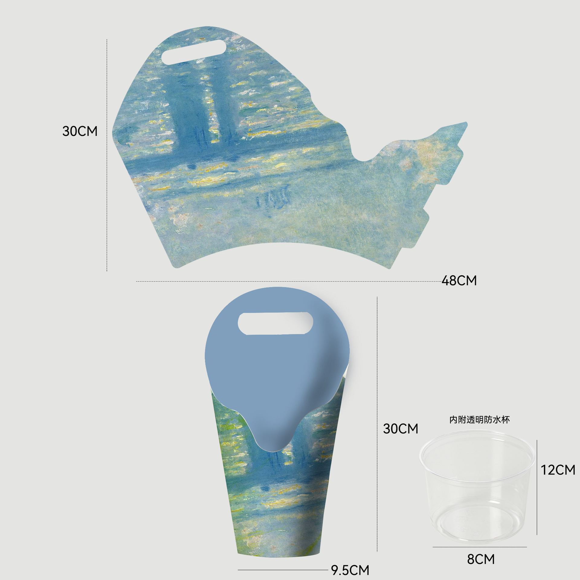 Nuevos productos de siete colores de cordier redondo creativo caja de embalaje floral caja de embalaje floral hecha a mano diy florista caja de embalaje floral