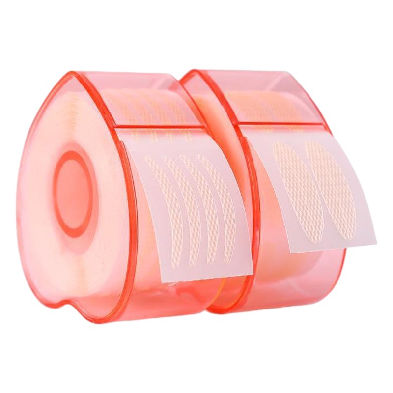 Herramientas de belleza agua en forma de corazón encaje pegajoso doble párpado pegatinas piel-friendly textura natural transpirable maquillaje natural párpado pegatinas