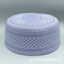 礼拜帽男士帽子夏季网孔回民网眼回族回回民族风沙特回族帽平顶帽