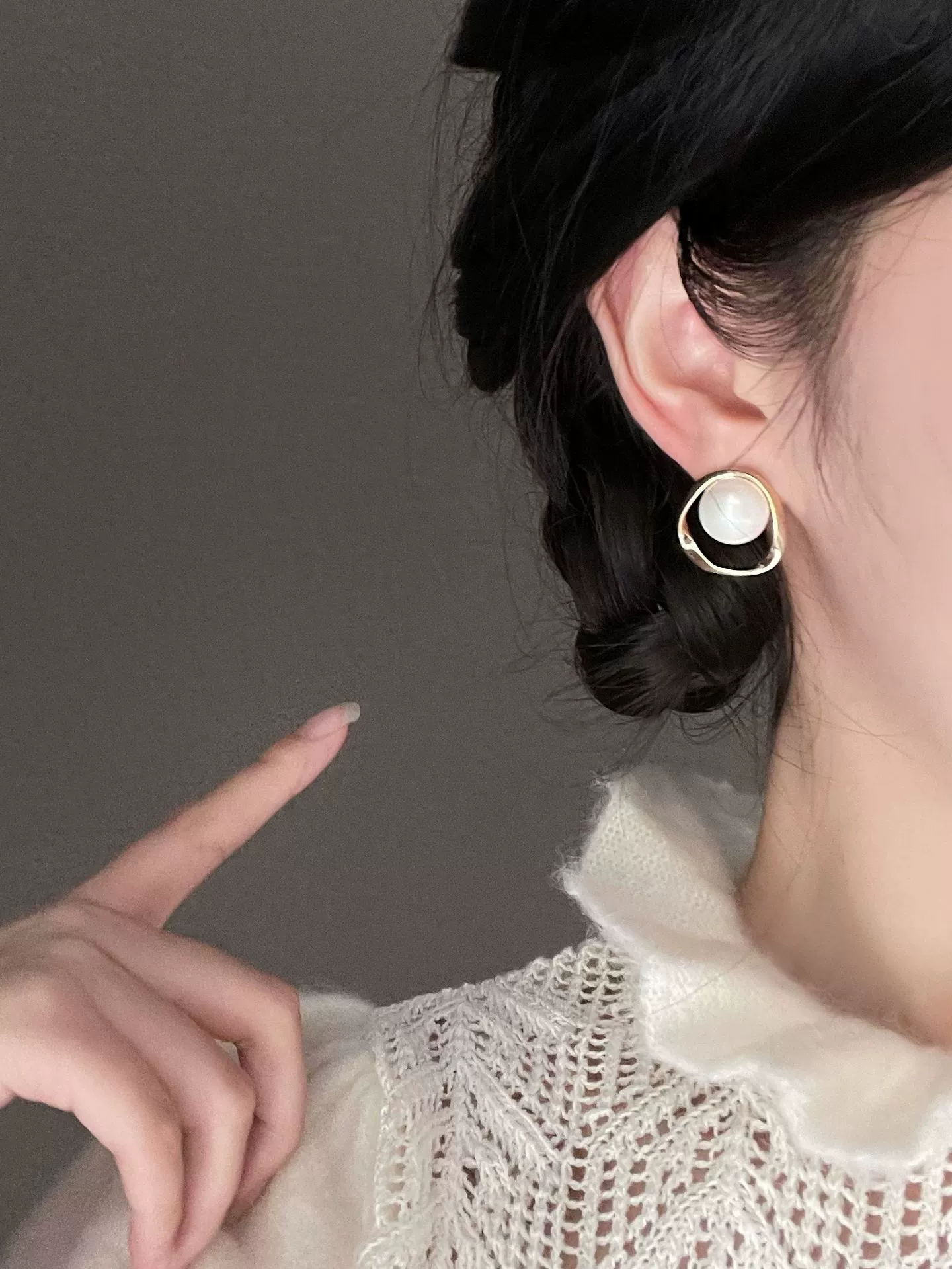 Серьги (Baoyu) S925 серебряные штифты с бантом и микроинкрустацией, малый яркий модный стиль