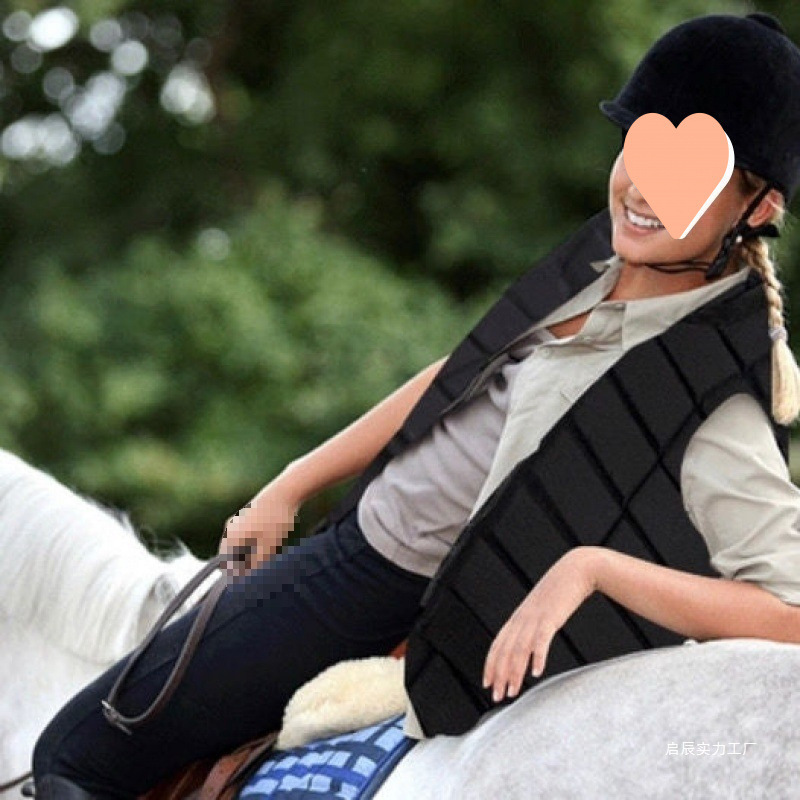 Equestrian Supplies Armor Horse Riding Protective Vest Vest Men's Riding Clothing Children and Adults Factory Direct Sales