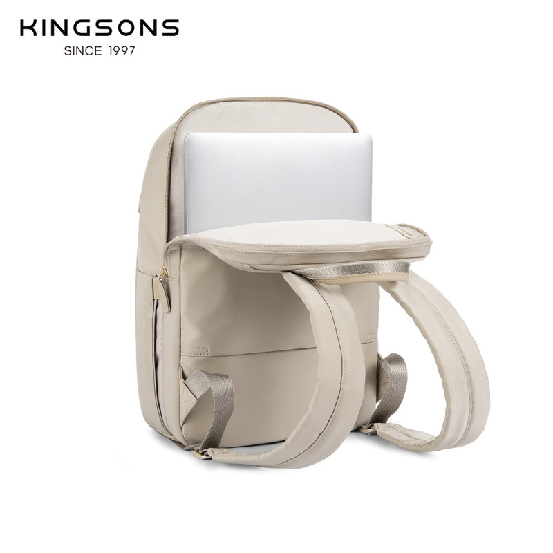 Jinshengs 女性用バックパック、シンプルなハイエンドナイロンバックパック、ファッショナブルで軽量、多機能のラップトップバッグ|undefined