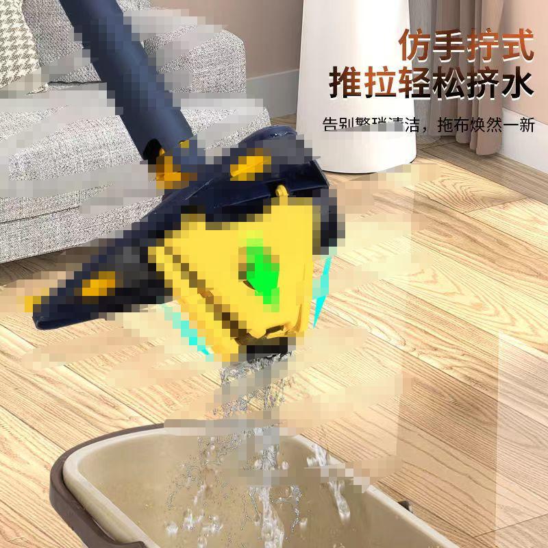 New Wall cleaning artifact kitchen mop hand-free dust removal mop triangle MOP 360 degrees three-in-one