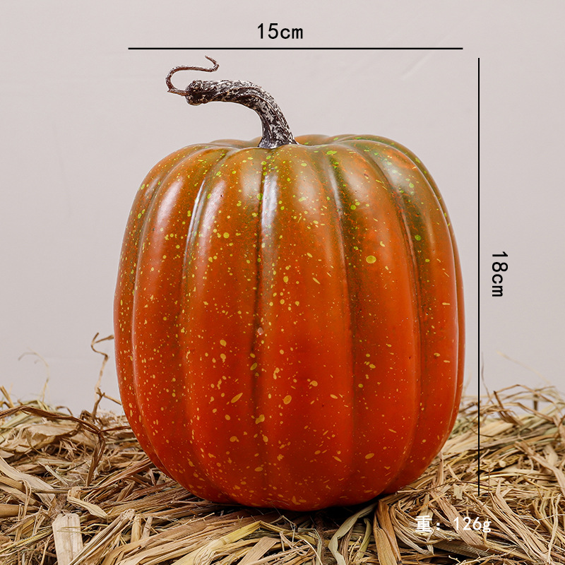 Simulación transfronteriza espuma calabaza modelo Halloween Acción de Gracias decoración de Navidad props disparo decoración de calabaza falsa image 38