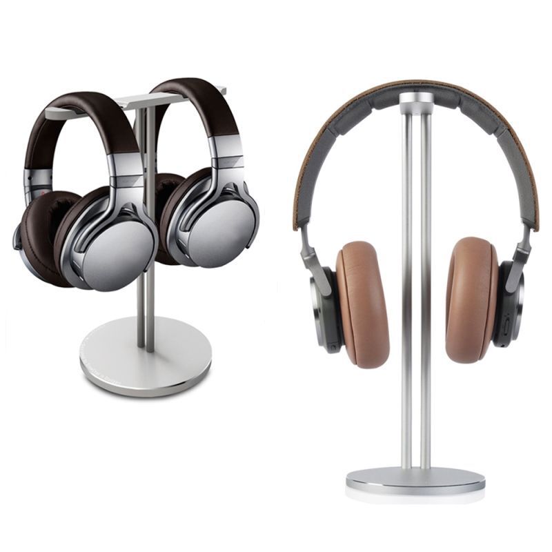 Y9I Headphone Stand Head-Mounted Metal Headphone Storage Bracket Headset Hanger Bracket Aluminum Alloy Shelf Vertical