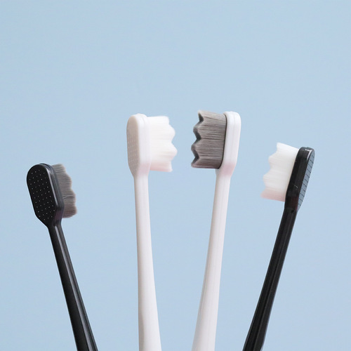 Soft bristles, gentle postpartum toothbrush, wave-shaped, Japan and Korea, 10,000 bristles, creative travel, couple's adult, multi-bristle toothbrush