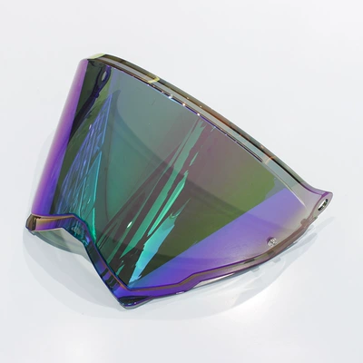 Dəbilqə (Kaska) aksesuarları, AX9 helmet lens goggles - green-plating