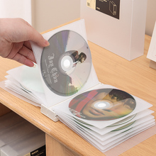 日式创意DVD光盘收纳盒光碟办公游戏专辑CD车载收纳册24片便携包