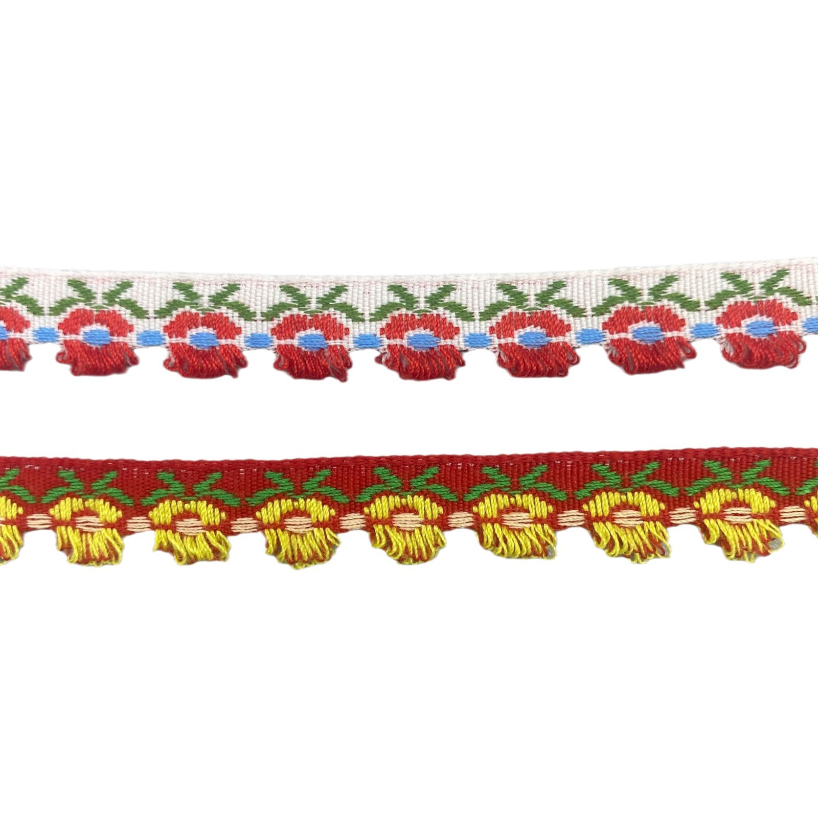 Nuevo estilo estilo étnico flor jacquard cinturón bricolaje ropa aplicable puños falda zapatos sombreros accesorios textiles para el hogar