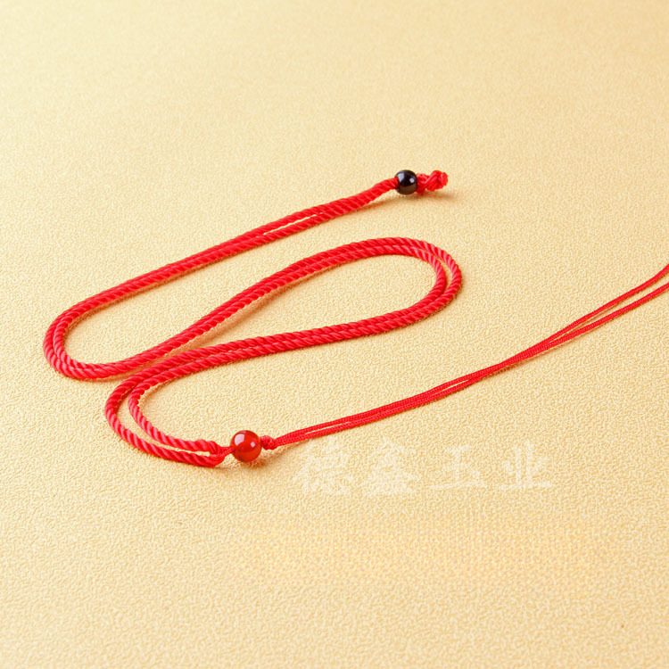 Cordón colgante al por mayor cordón de cuello multicolor jade ágata cordón tejido ajustable cordón de collar más cuentas de jade