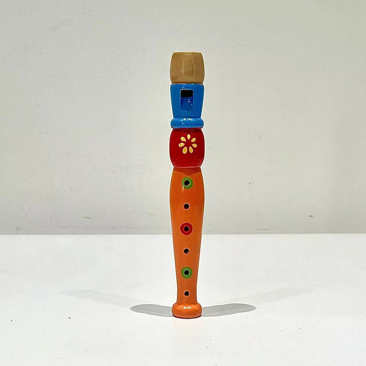 Artesanía de madera de Seis hoyos tocando el instrumento musical Piccolo de los niños clarinete kindergarten música instrumento musical de los niños al por mayor
