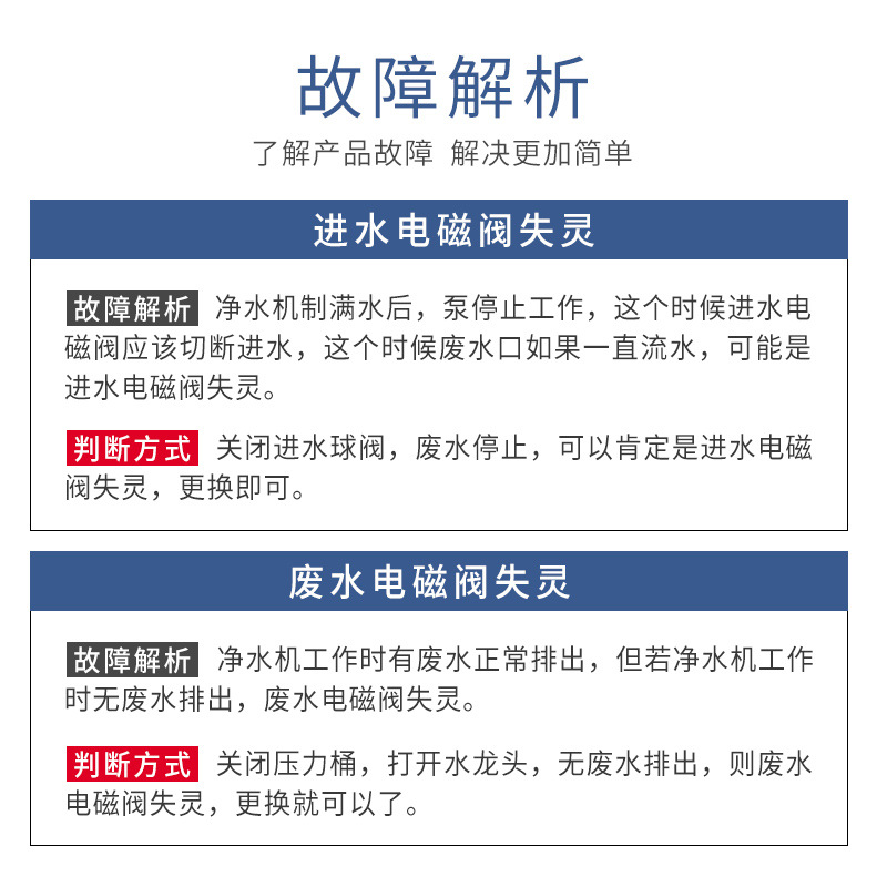 Máquina de agua pura ro máquina purificador de agua accesorios 2 puntos 3 puntos enchufe rápido válvula solenoide de entrada de agua combinación válvula solenoide de aguas residuales 24V