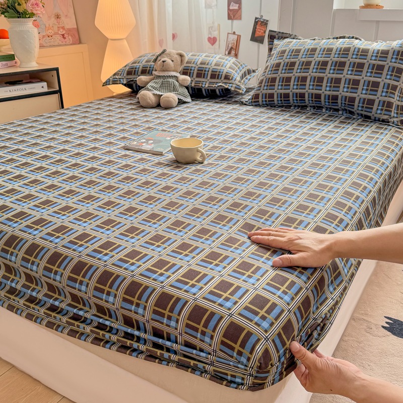 Funda de cama fija Colcha Simmons Cubierta protectora Cubierta de polvo Colchón Cubierta de cama individual Doble individual Sábana de cama antideslizante transfronteriza