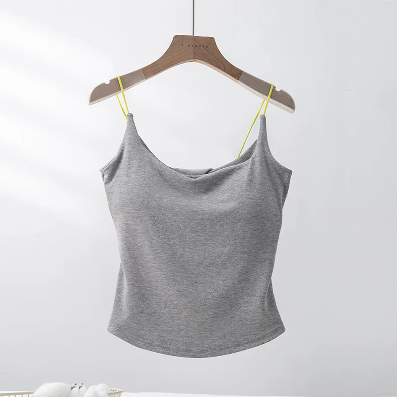 Sexy tank top, design top with cups, backless, trend of season, slim fit