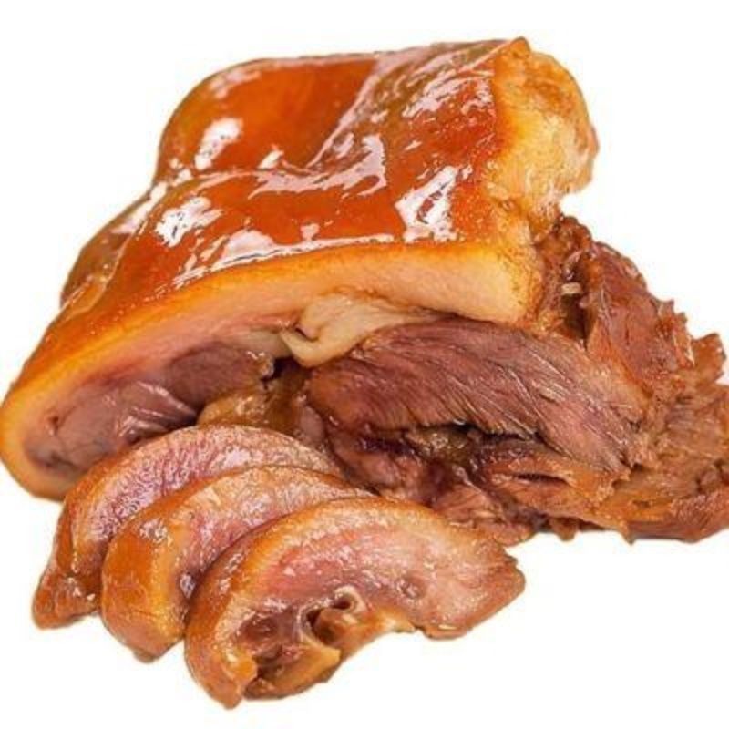 五香猪头肉500g猪脸肉卤肉熟食猪肉即食卤味真空包装凉拌凉菜100g|ru