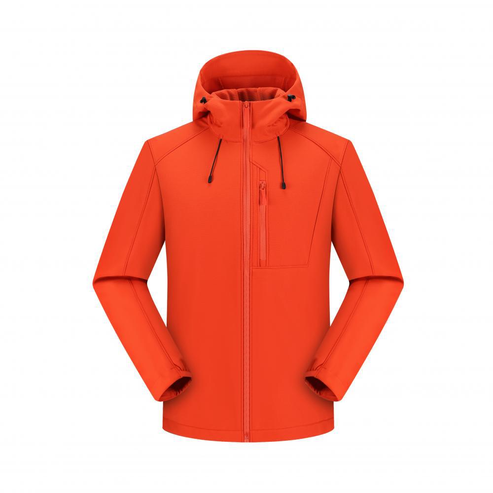 Chaqueta Softshell con Capucha para Hombre de Poliéster, Impermeable y Cortavientos, con Forro Térmico