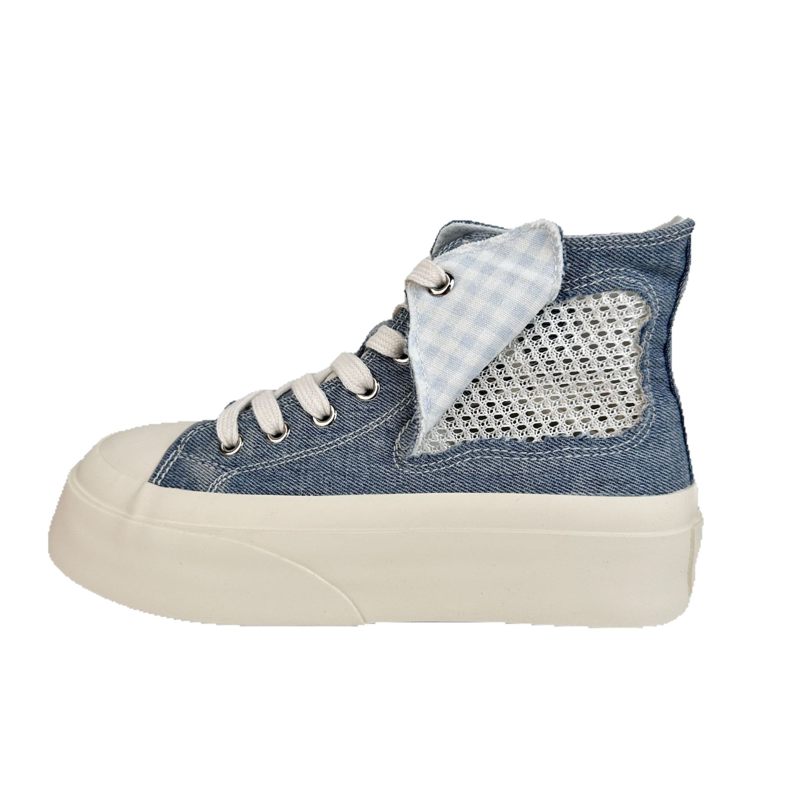 Yuanbo coreano nicho de diseño de zapatos de lona de verano de 2025 zapatos de skate casuales de moda para mujeres con suela gruesa image 6