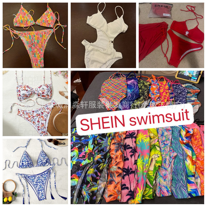 Shein bikini varios trajes de baño divididos transfronterizos para mujer nuevo bikini mixto suministro al por mayor