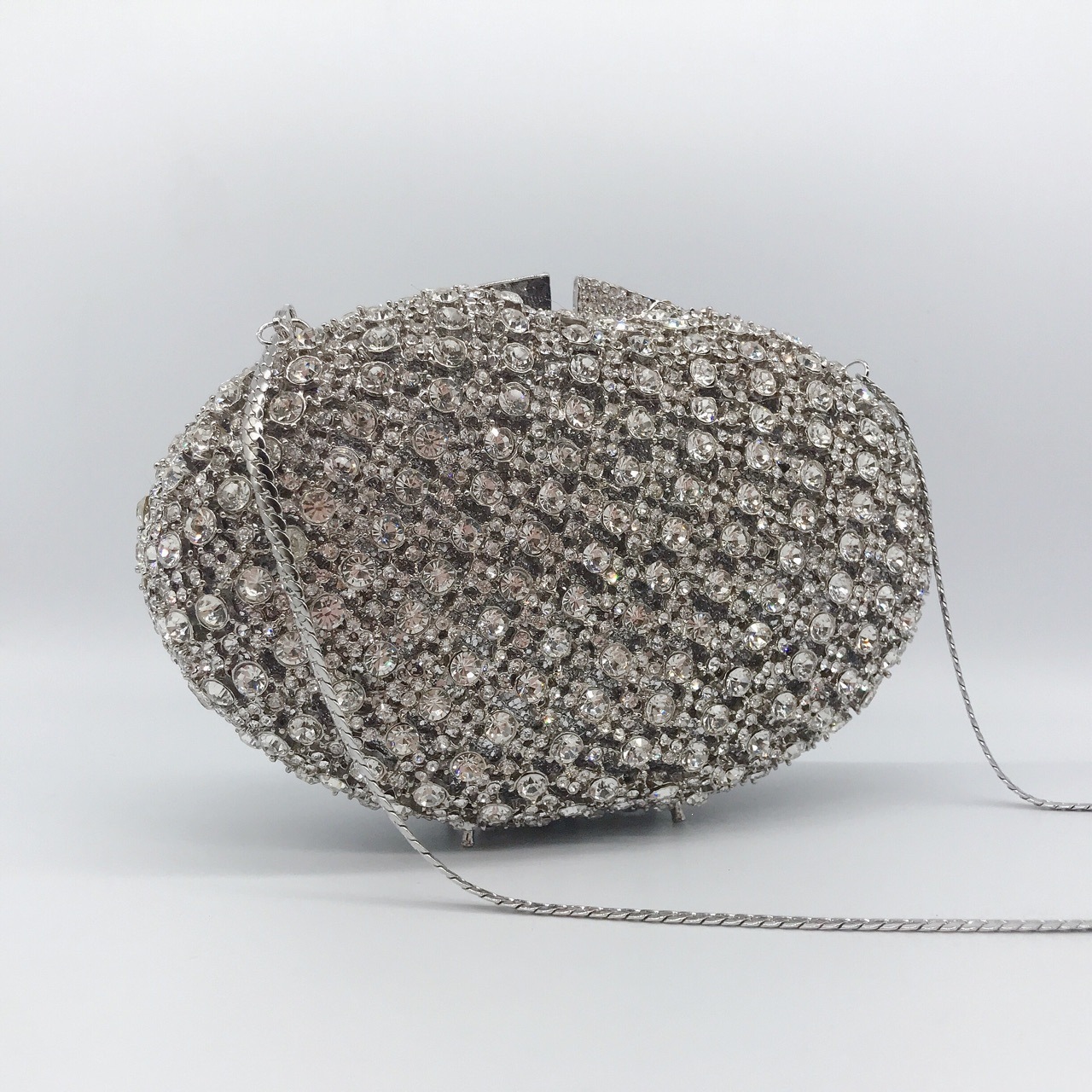 Ventas transfronterizas de metal de diamantes bolsas de cena, vestidos de banquete de damas, bolsas de moda de mano de diamantes