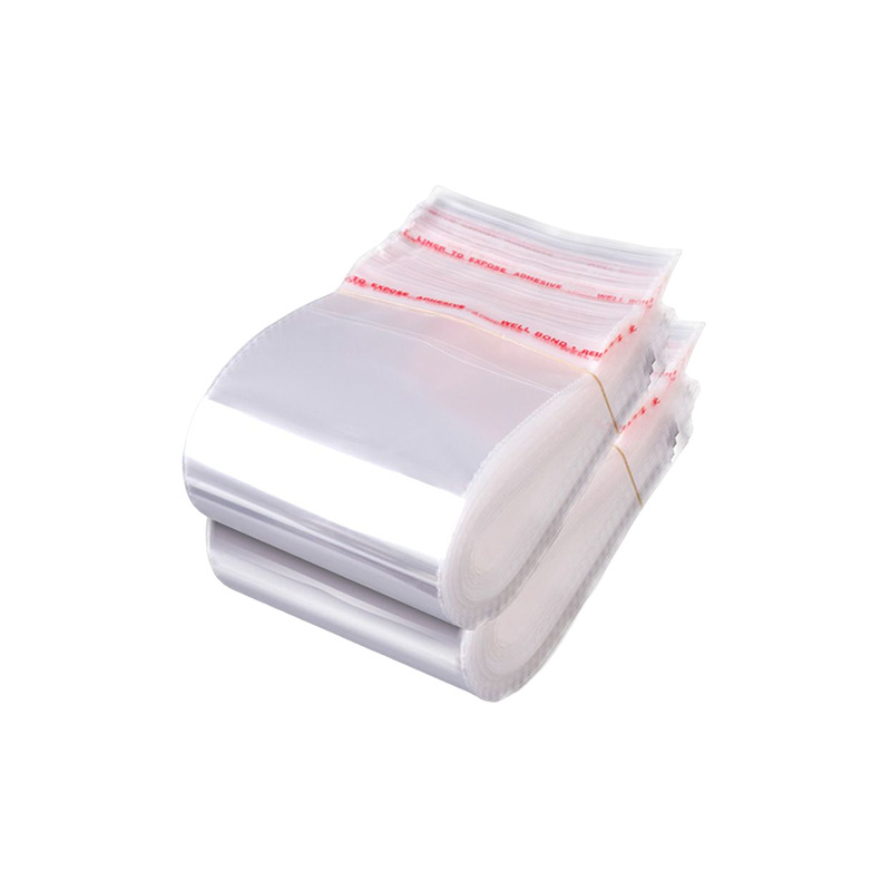 OPP producto autoadhesivo bolsa autoadhesiva transparente 27*38 zapatillas desechables bolsa de embalaje bolsa de plástico bolsa cuadrada