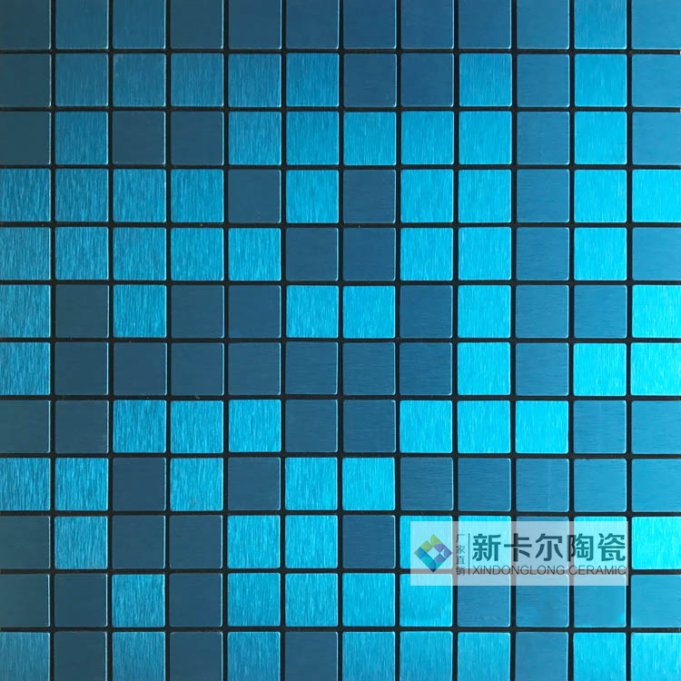 25 블루 브러시드 - 접착식 뒷면 포함