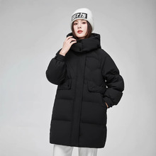 专柜精品羽绒服女中长2025年冬季新款时尚百搭加厚保暖90鸭绒外套