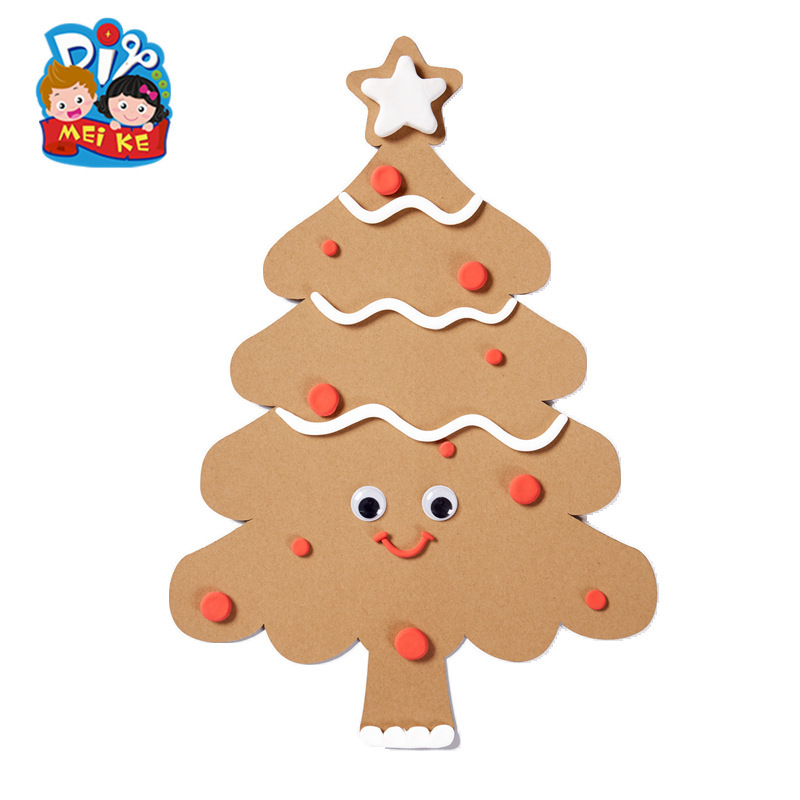 Navidad pequeños regalos hechos a mano DIY jardín de infantes galletas de Navidad pintura decoración de materiales de fabricación paquete árbol de Navidad image 5