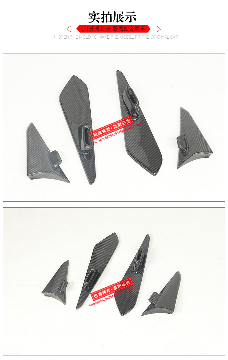Suitable for Porsche Cayenne 9Y0 Coupe Upgraded Turbo Gt Carbon Fiber Top Wing and Rear Wing Non-Destructive Installation