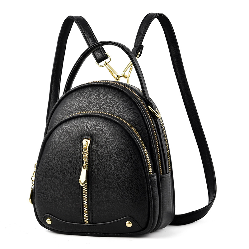 Bolsa 2023 nueva moda estilo coreano de moda pequeña mochila simple elegante hombro crossbody pequeño bolso redondo Mochila De mujer