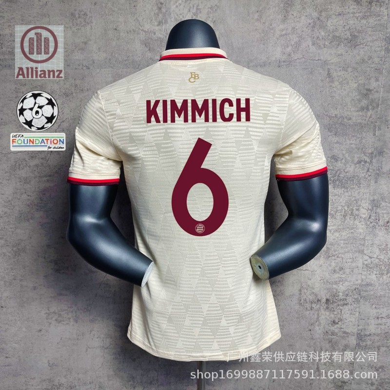 2425バイエルン二客のユニホームの選手版のサッカー服9番のケイン42号のムシラの大人のタイプの上着|undefined