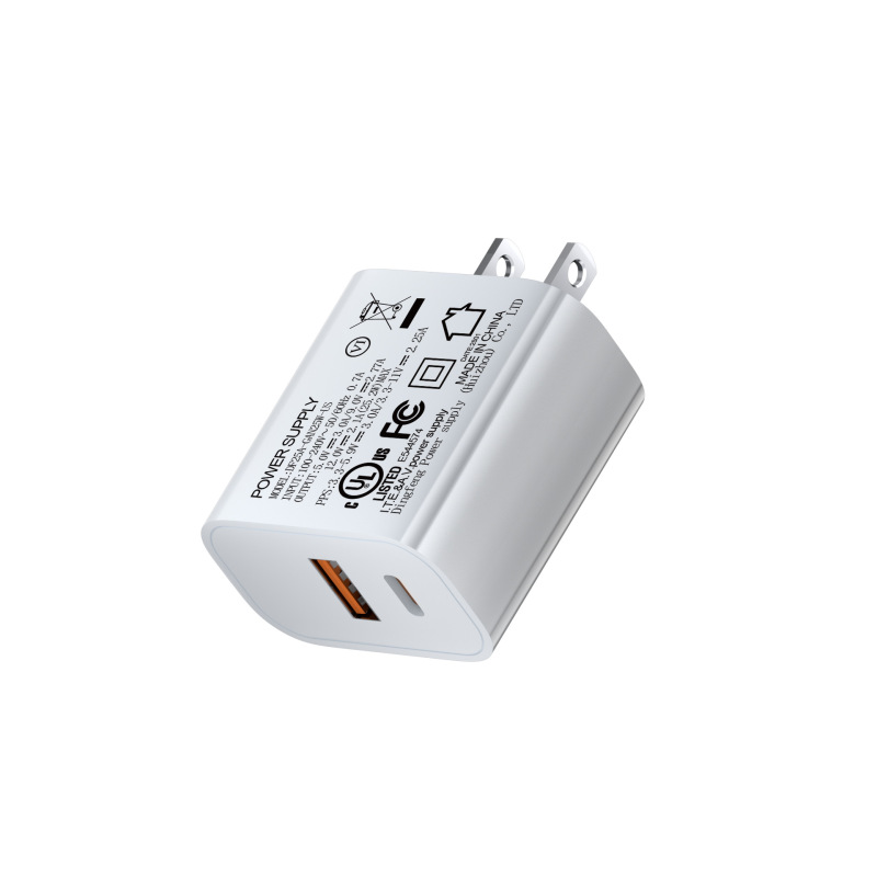 PD25W 充電器 UL 認定窒化ガリウム Type-C 充電ヘッド Apple Samsung 携帯電話デュアルポート高速充電に適しています|undefined