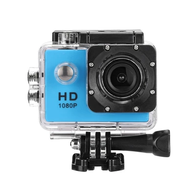 Waterproof 360 Panoramic Motorcycle — Motorcycle driving recorder - dream-blue-1080p-extra-large-wide-angle-standard-memory-card-not-included