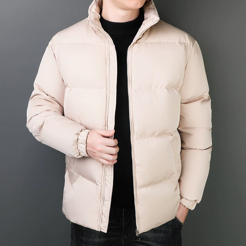 Oversize зимнее утепленное пуховик для подростков, усиленная теплоизоляция, высокий воротник, размеры M–3XL, черный/кремовый/кофейный