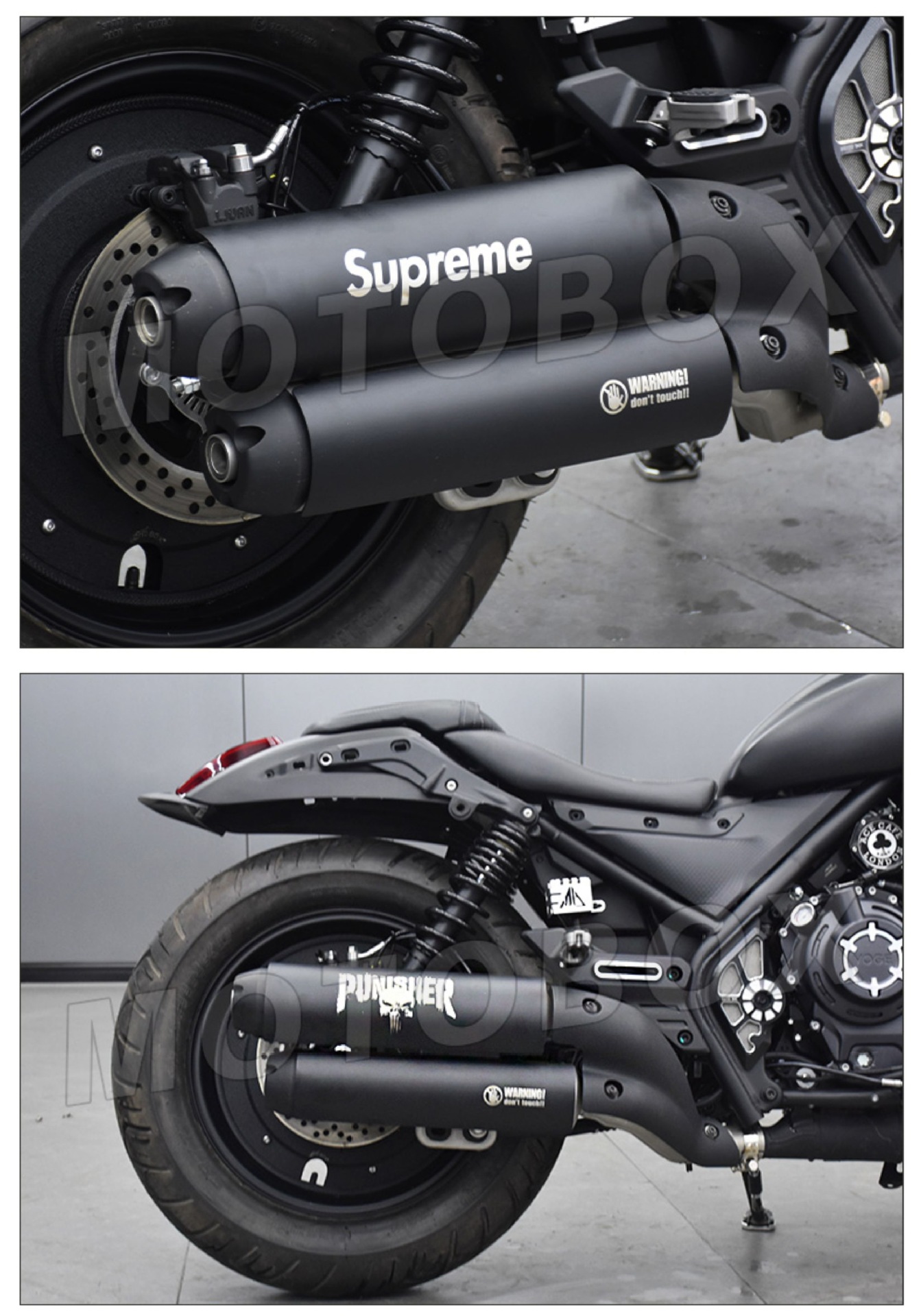 Suitable for the Wuyi CU250/525/625 Chinchilla Napoleon 450 exhaust pipe anti-scald cover blackened protective cover