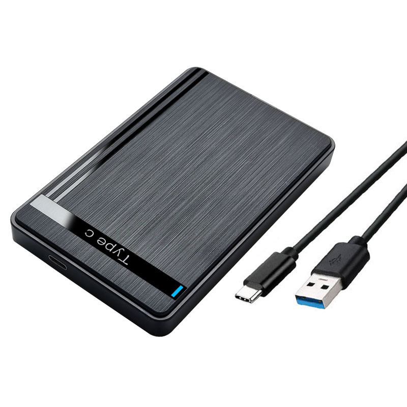 type-c brushed mobile hard disk box 2.5-inch ssd solid state disk shell sata serial port notebook outside
