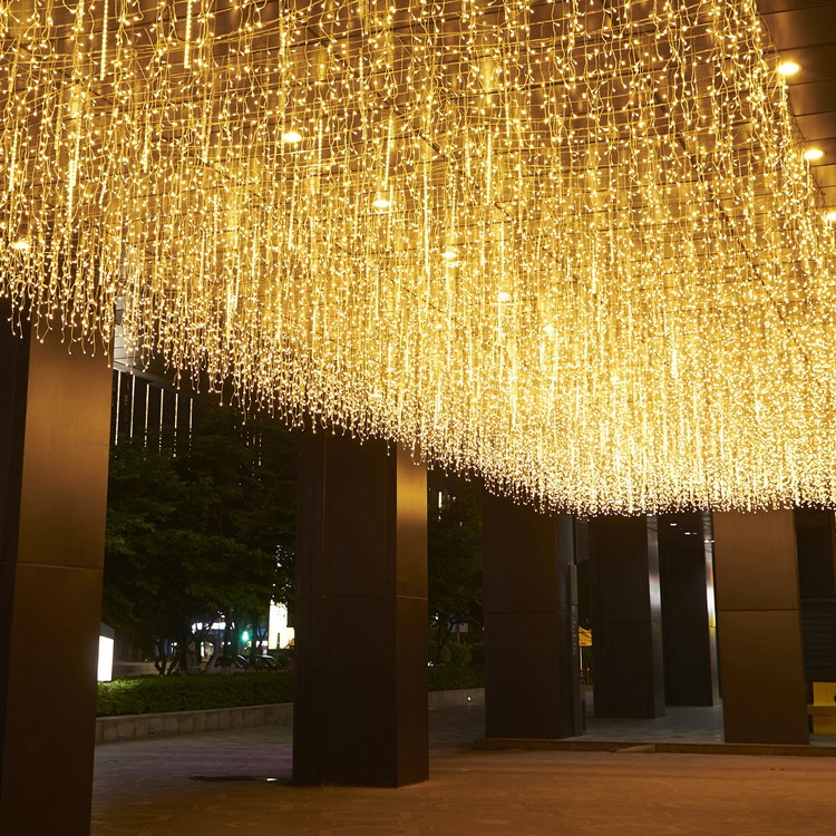 跨境直供LED磨砂小圆球灯串圣诞节装饰电池盒太阳能户外帐篷露营详情8