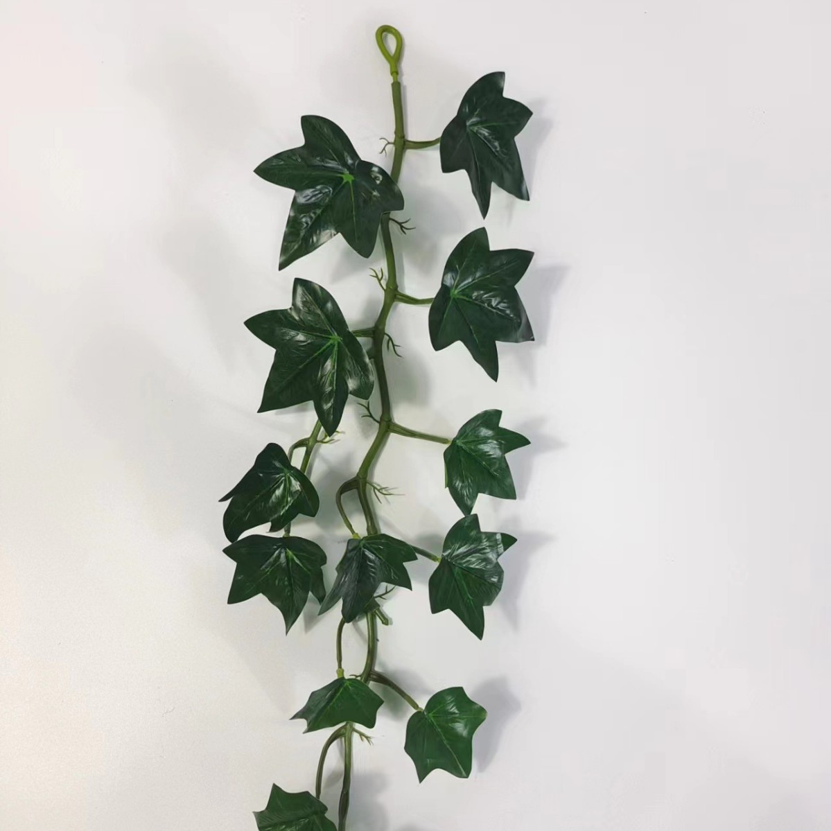 Flor de simulación al por mayor 9 hojas de monstera de simulación verde sobre pegamento Monstera simulación de pared de plantas flor de simulación