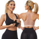 Ringless Hollow Mesh Breathable Sports Bra Shockproof Yoga Running plus size Front Zipper Sports Underwear for Women