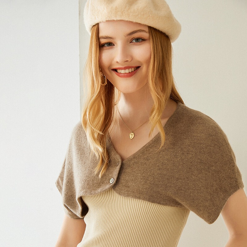 Pure cashmere cervical support shawl unisex cashmere air conditioning shoulder pad knitted vest waistcoat Pure cashmere cervical support shawl unisex cashmere air conditioning shoulder pad knitted vest waistcoat
