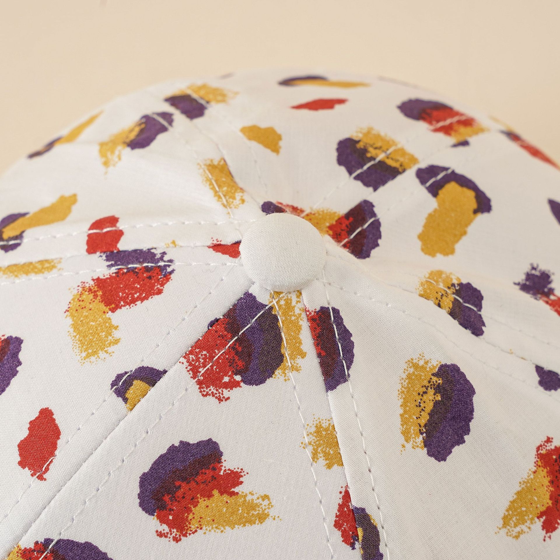 Nuevo color impreso gorra de béisbol moda hombres y mujeres impreso casquillo de pico neutral al aire libre sombrero de sol graffiti